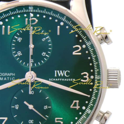 iwc portoghese cinturino caucciu verde|Accessori/ricambi IWC .